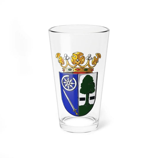 Wapen van Heerenveen (Netherlands) (Coat of Arms) Pint Glass 16oz 16oz - Go Mug Yourself