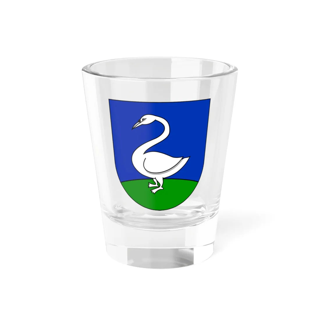 Wapen van Heist-op-den-Berg (Belgium) (Coat of Arms) Shot Glass 1.5oz 1.5oz - Go Mug Yourself