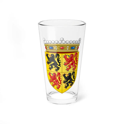 Wapen van Henegouwen provincie (Belgium) (Coat of Arms) Pint Glass 16oz 16oz - Go Mug Yourself