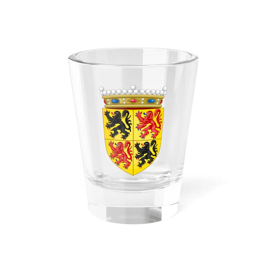Wapen van Henegouwen provincie (Belgium) (Coat of Arms) Shot Glass 1.5oz 1.5oz - Go Mug Yourself