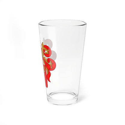 Wapen van Kuurne (Belgium) (Coat of Arms) Pint Glass 16oz - Go Mug Yourself