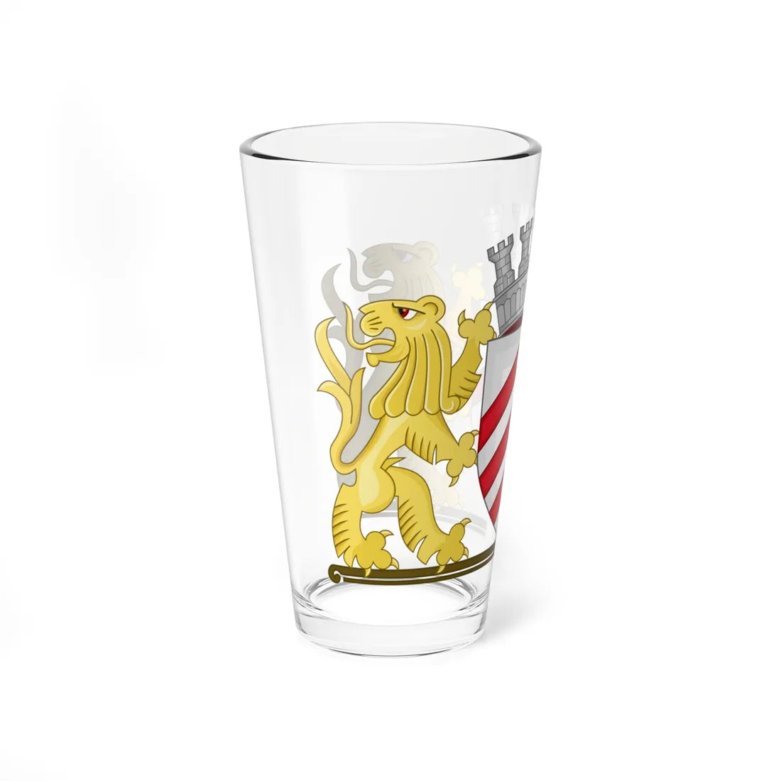 Wapen van Lier (Belgium) (Coat of Arms) Pint Glass 16oz - Go Mug Yourself