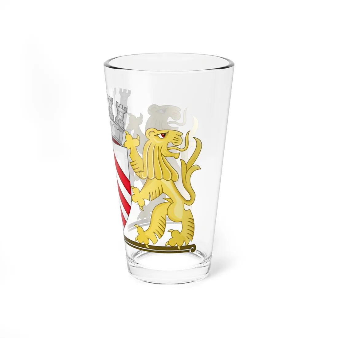 Wapen van Lier (Belgium) (Coat of Arms) Pint Glass 16oz - Go Mug Yourself