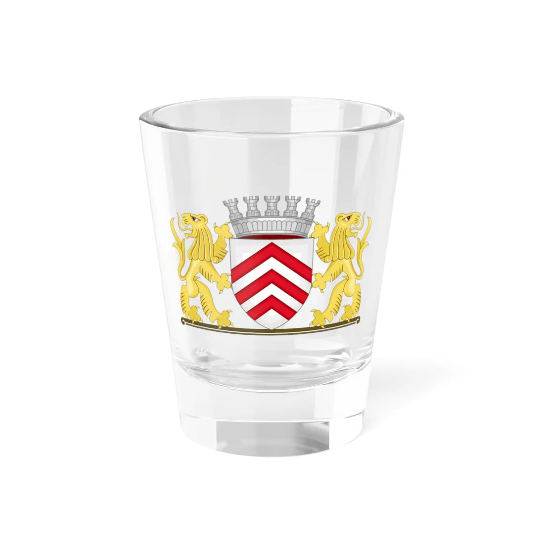 Wapen van Lier (Belgium) (Coat of Arms) Shot Glass 1.5oz 1.5oz - Go Mug Yourself