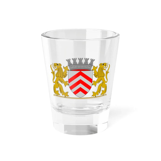 Wapen van Lier vlak (Belgium) (Coat of Arms) Shot Glass 1.5oz 1.5oz - Go Mug Yourself
