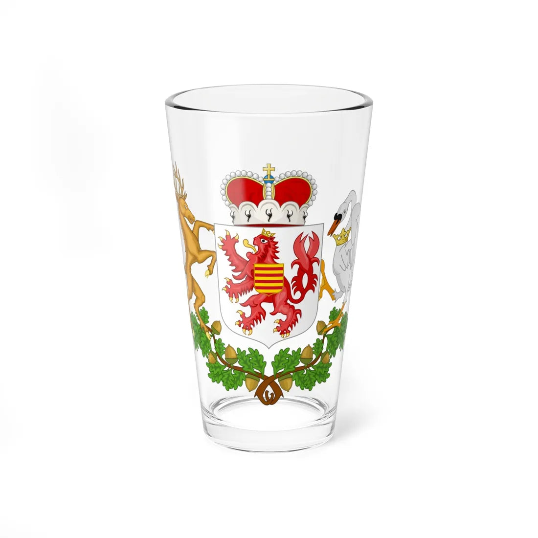 Wapen van Limburg België (Belgium) (Coat of Arms) Pint Glass 16oz 16oz - Go Mug Yourself