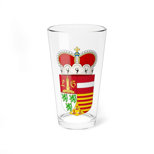 Wapen van Luik provincie (Belgium) (Coat of Arms) Pint Glass 16oz 16oz - Go Mug Yourself