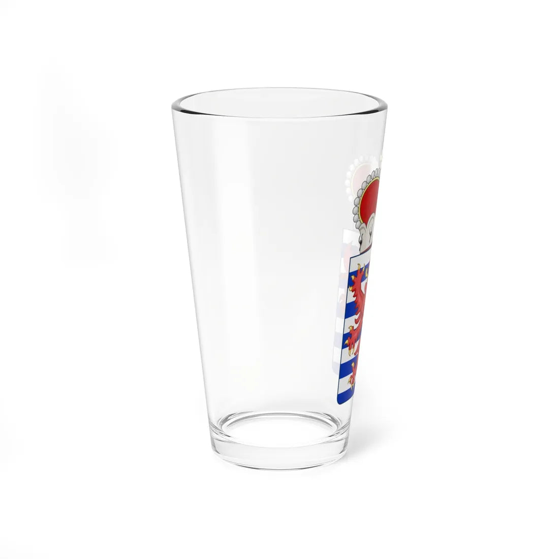 Wapen van Luxemburg België (Belgium) (Coat of Arms) Pint Glass 16oz - Go Mug Yourself