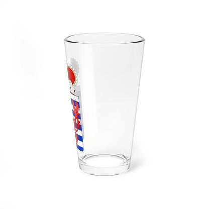 Wapen van Luxemburg België (Belgium) (Coat of Arms) Pint Glass 16oz - Go Mug Yourself