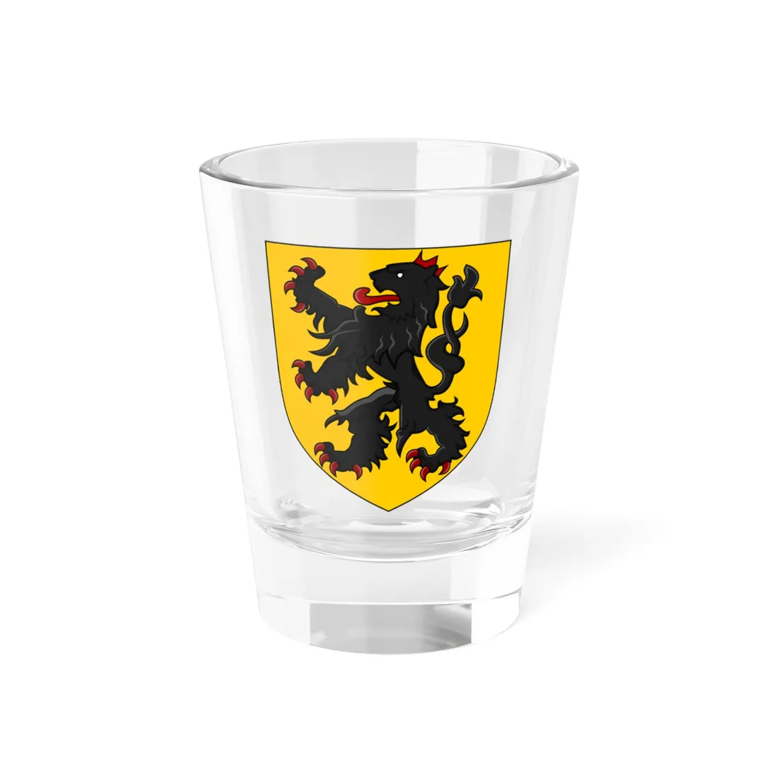 Wapen van Namen stad (Belgium) (Coat of Arms) Shot Glass 1.5oz 1.5oz - Go Mug Yourself