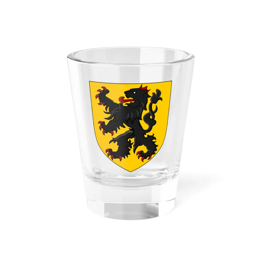 Wapen van Namen stad (Belgium) (Coat of Arms) Shot Glass 1.5oz 1.5oz - Go Mug Yourself