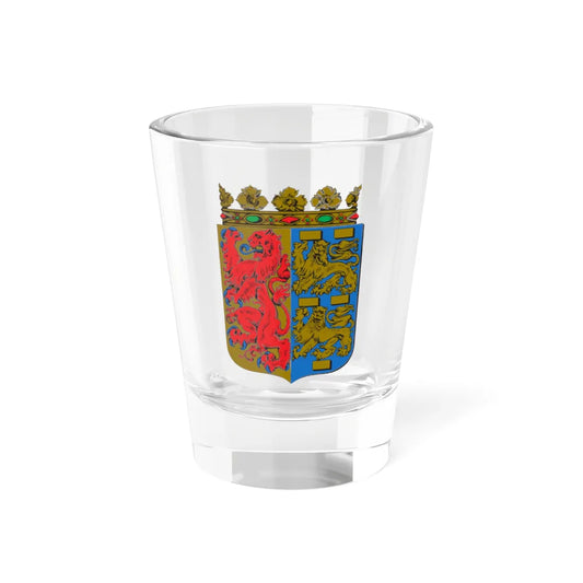 Wapen van Noord-Holland (Netherlands) (Coat of Arms) Shot Glass 1.5oz 1.5oz - Go Mug Yourself