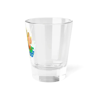 Wapen van Oostende (Belgium) (Coat of Arms) Shot Glass 1.5oz - Go Mug Yourself