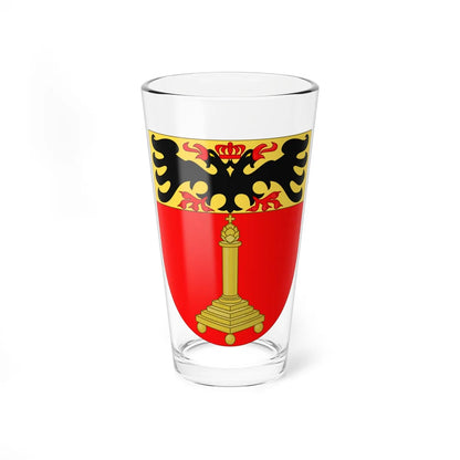 Wapen van Sint-Truiden (Belgium) (Coat of Arms) Pint Glass 16oz 16oz - Go Mug Yourself