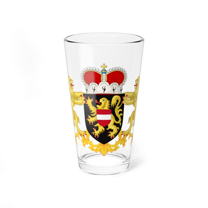 Wapen van Vlaams-Brabant (Belgium) (Coat of Arms) Pint Glass 16oz 16oz - Go Mug Yourself