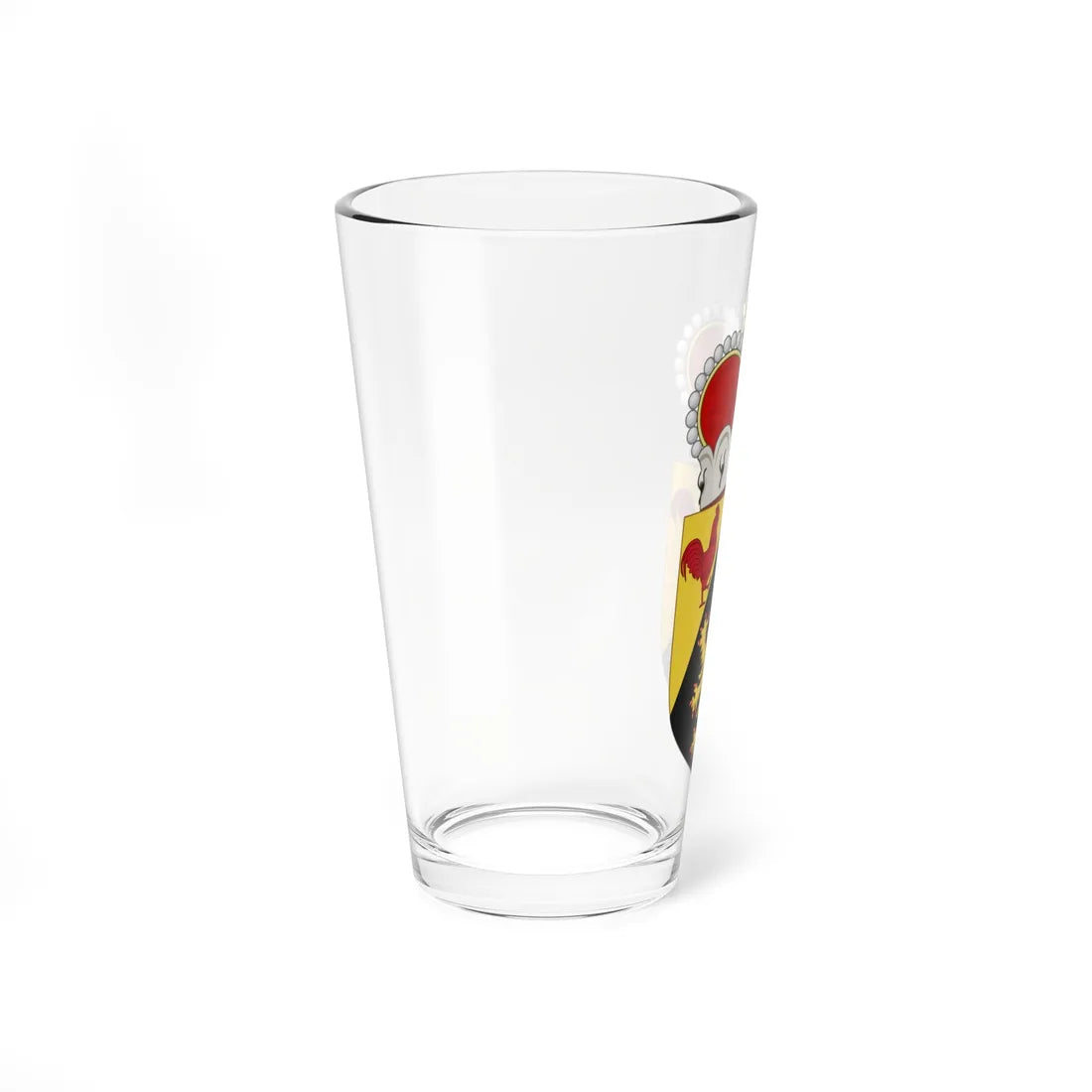 Wapen van Waals-Brabant (Belgium) (Coat of Arms) Pint Glass 16oz - Go Mug Yourself