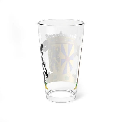 Wapen van West-Vlaanderen (Belgium) (Coat of Arms) Pint Glass 16oz - Go Mug Yourself