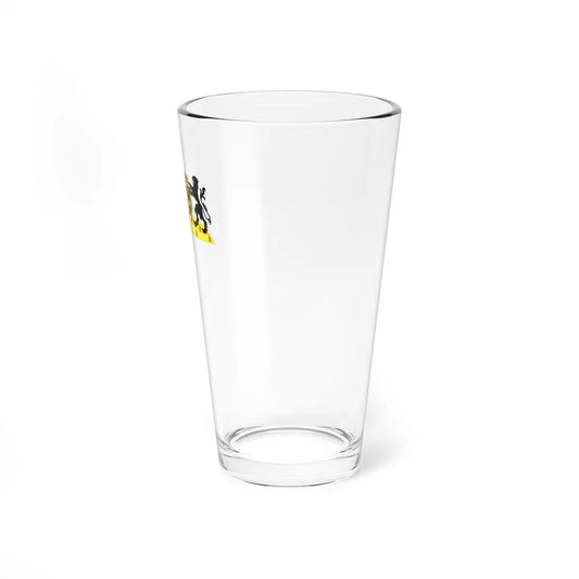 Wapen van West-Vlaanderen complete (Belgium) (Coat of Arms) Pint Glass 16oz 16oz - Go Mug Yourself