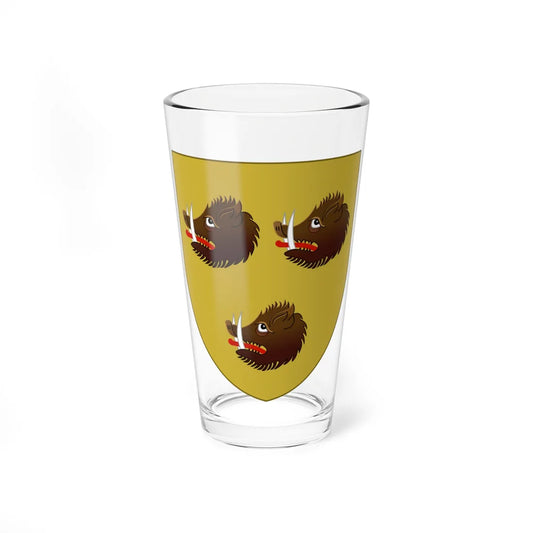Wapen van Wommelgem (Belgium) (Coat of Arms) Pint Glass 16oz 16oz - Go Mug Yourself