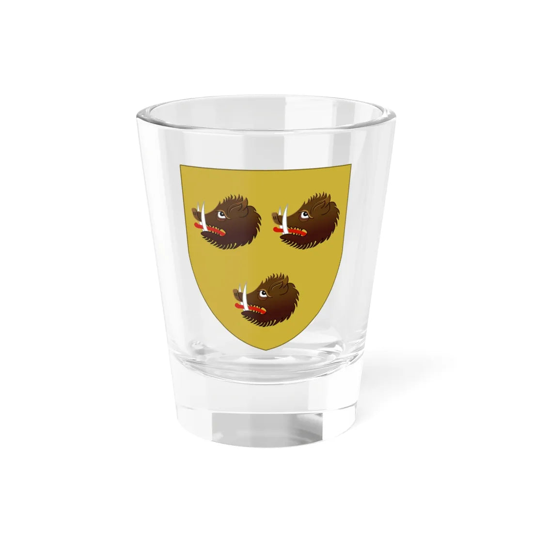 Wapen van Wommelgem (Belgium) (Coat of Arms) Shot Glass 1.5oz 1.5oz - Go Mug Yourself