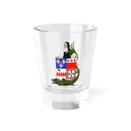 Wapen van Zandhoven (Belgium) (Coat of Arms) Shot Glass 1.5oz 1.5oz - Go Mug Yourself
