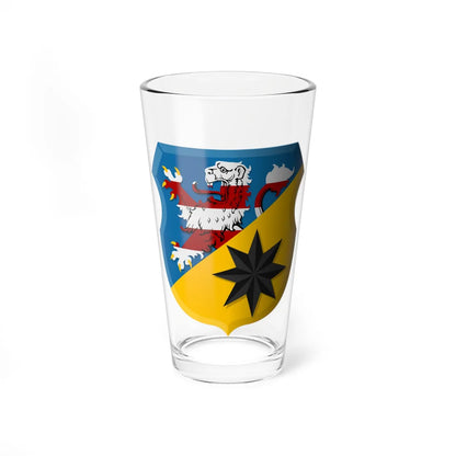 Wapen Waldeck-Frankenberg (Germany) (Coat of Arms) Pint Glass 16oz 16oz - Go Mug Yourself