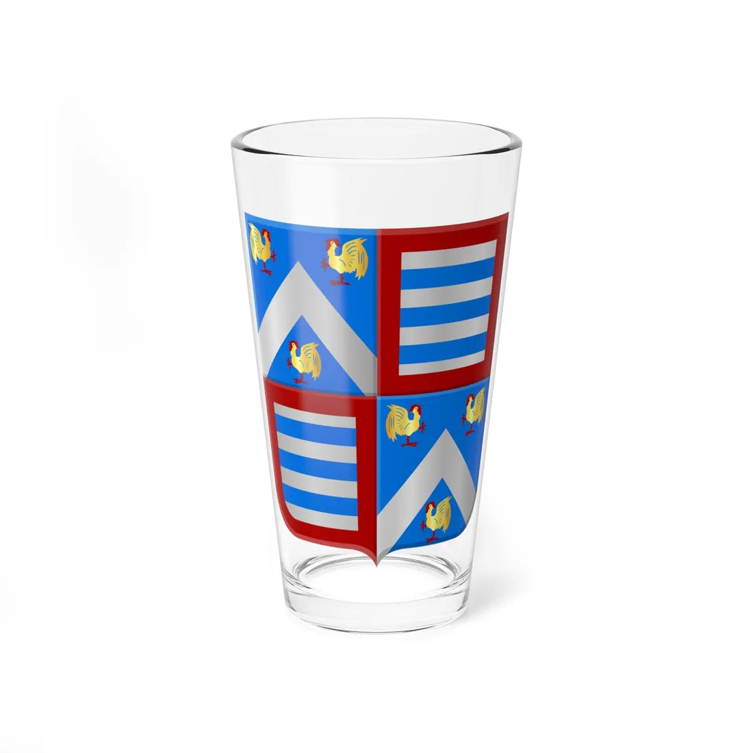 Wapen Westmalle (Belgium) (Coat of Arms) Pint Glass 16oz 16oz - Go Mug Yourself