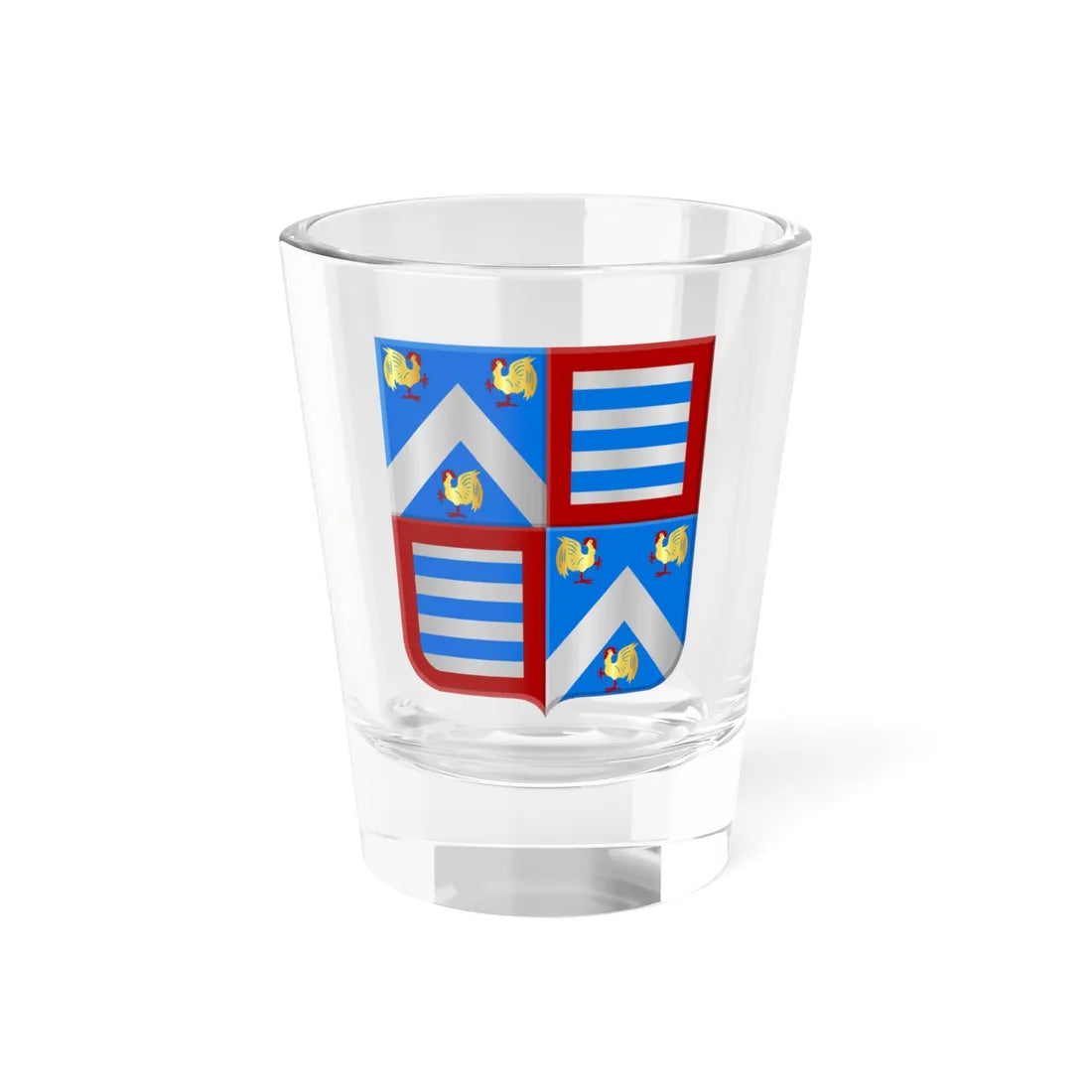 Wapen Westmalle (Belgium) (Coat of Arms) Shot Glass 1.5oz 1.5oz - Go Mug Yourself