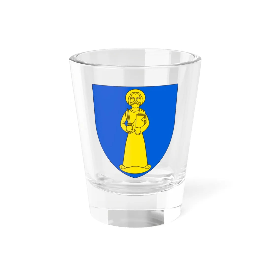 Wapenschild Merksem (Belgium) (Coat of Arms) Shot Glass 1.5oz 1.5oz - Go Mug Yourself