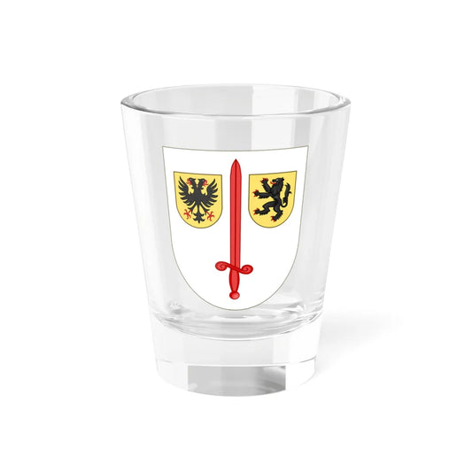 Wappen Aalst Ostflandern (Belgium) (Coat of Arms) Shot Glass 1.5oz 1.5oz - Go Mug Yourself