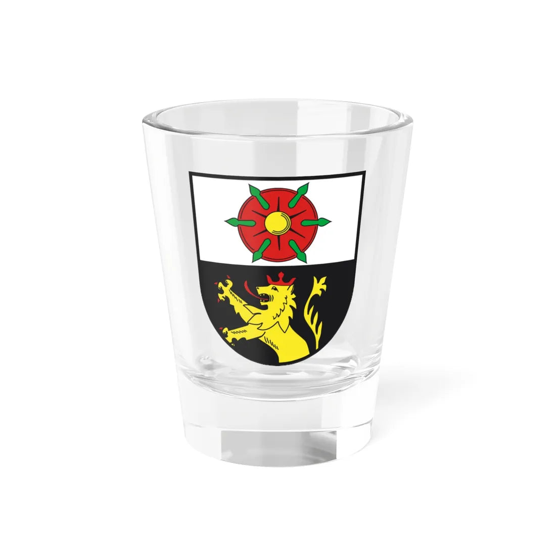 Wappen Achtelsbach (Germany) (Coat of Arms) Shot Glass 1.5oz 1.5oz - Go Mug Yourself