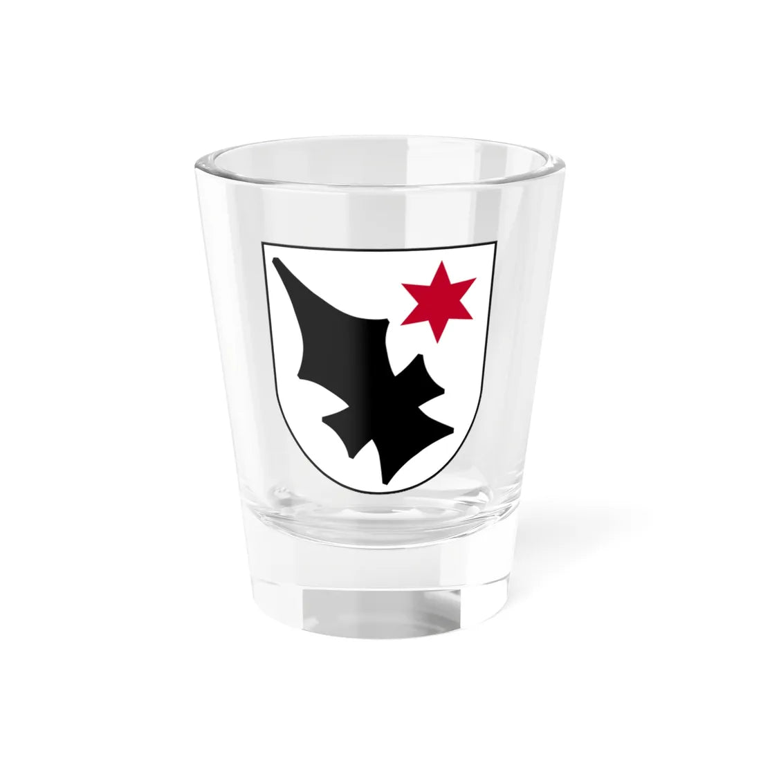 Wappen Aesch BL (Switzerland) (Coat of Arms) Shot Glass 1.5oz 1.5oz - Go Mug Yourself