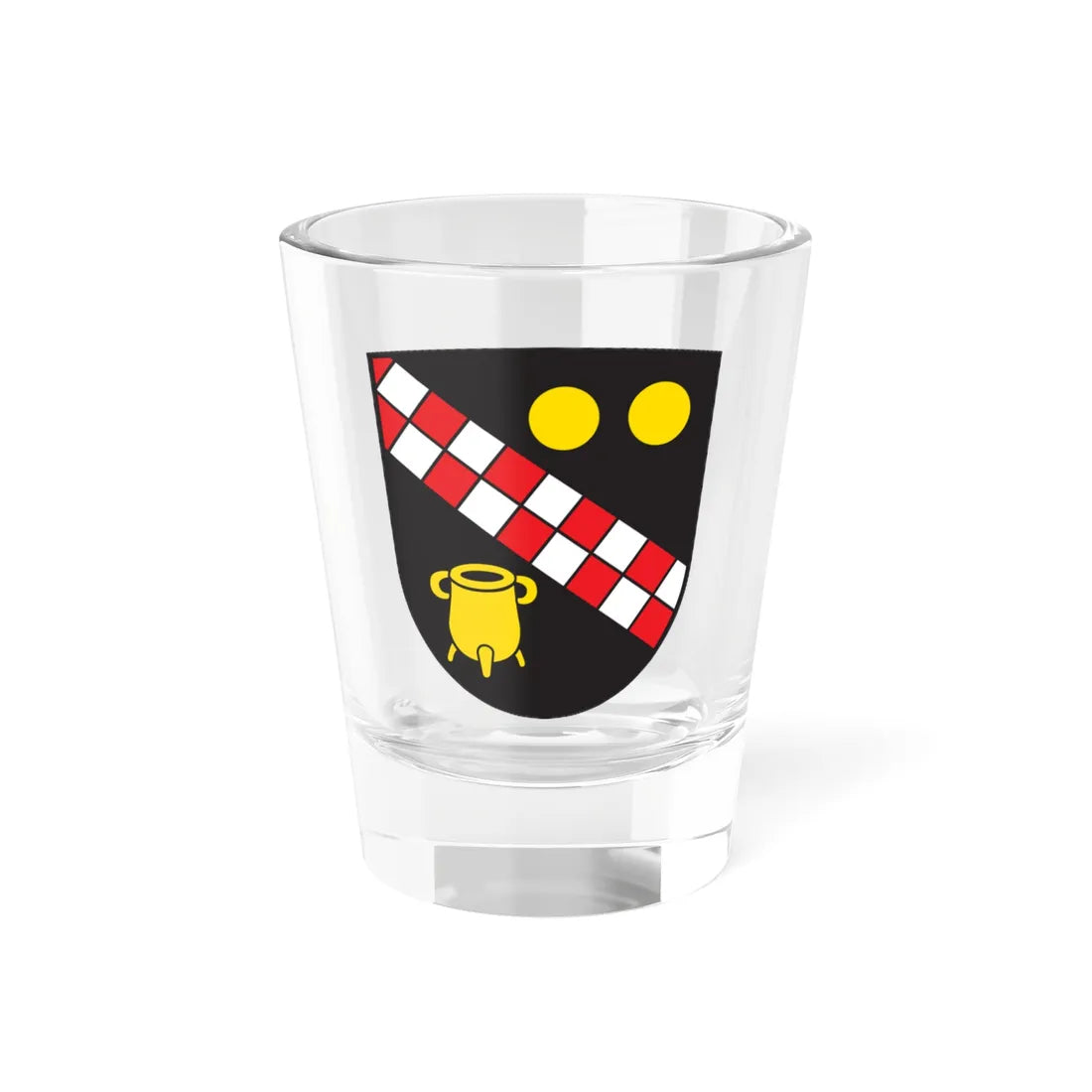 Wappen Altenmuenster (Germany) (Coat of Arms) Shot Glass 1.5oz 1.5oz - Go Mug Yourself