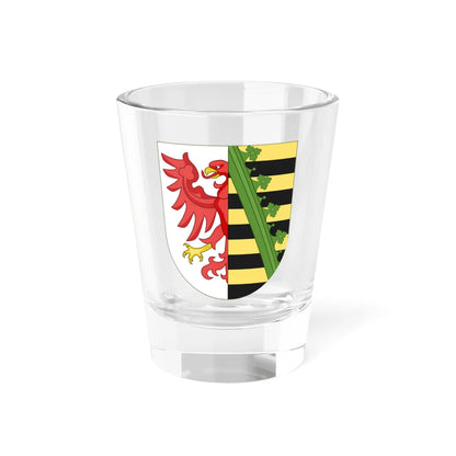 Wappen Anhalt 2 (Germany) (Coat of Arms) Shot Glass 1.5oz 1.5oz - Go Mug Yourself
