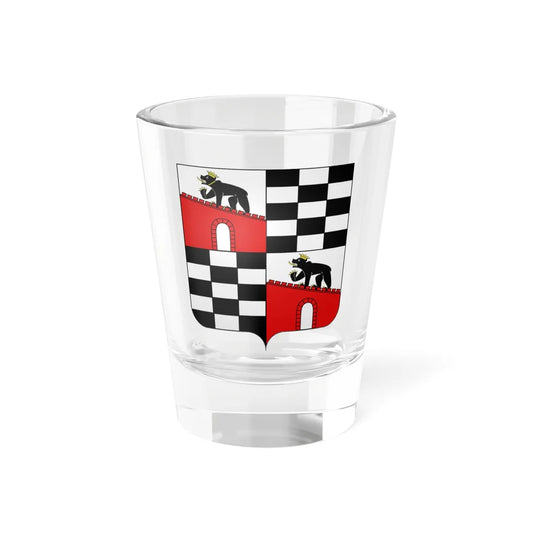 Wappen Anhalt geviert (Germany) (Coat of Arms) Shot Glass 1.5oz 1.5oz - Go Mug Yourself