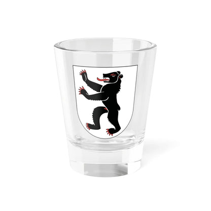 Wappen Appenzell Innerrhoden matt (Switzerland) (Coat of Arms) Shot Glass 1.5oz 1.5oz - Go Mug Yourself