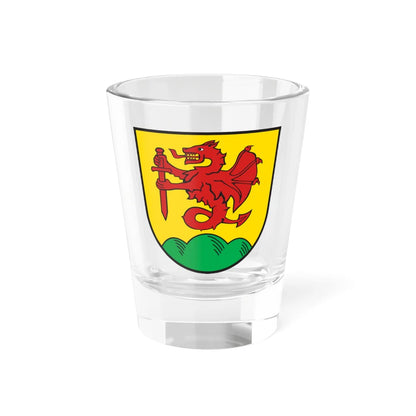 Wappen Auerbach Landkreis Deggendorf (Germany) (Coat of Arms) Shot Glass 1.5oz 1.5oz - Go Mug Yourself