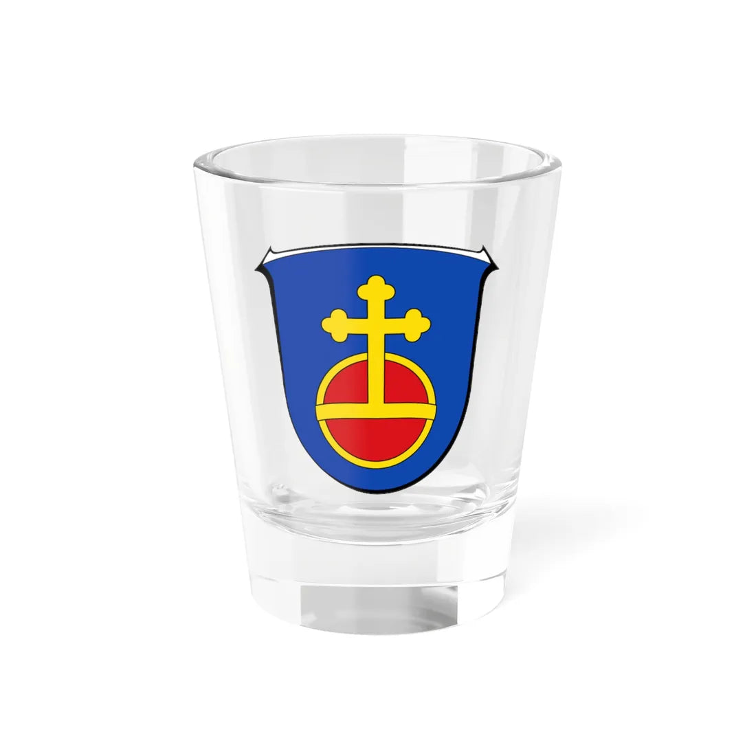 Wappen Bad Soden am Taunus (Germany) (Coat of Arms) Shot Glass 1.5oz 1.5oz - Go Mug Yourself