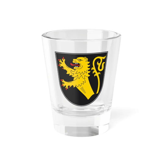 Wappen Bad Toelz (Germany) (Coat of Arms) Shot Glass 1.5oz 1.5oz - Go Mug Yourself