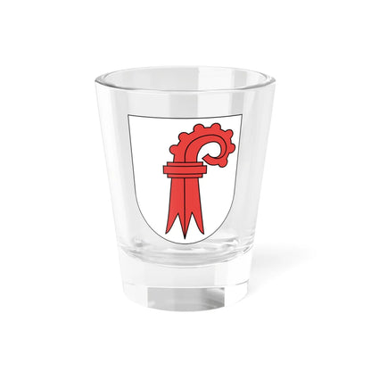 Wappen Basel-Landschaft matt (Switzerland) (Coat of Arms) Shot Glass 1.5oz 1.5oz - Go Mug Yourself