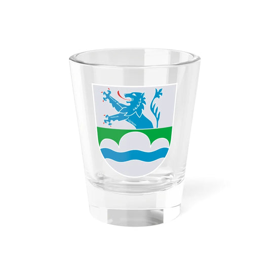Wappen Berglangenbach (Germany) (Coat of Arms) Shot Glass 1.5oz 1.5oz - Go Mug Yourself