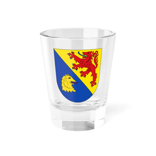 Wappen Berschweiler bei Kirn (Germany) (Coat of Arms) Shot Glass 1.5oz 1.5oz - Go Mug Yourself