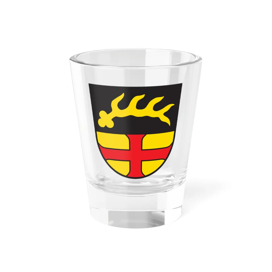 Wappen Betzenweiler (Germany) (Coat of Arms) Shot Glass 1.5oz 1.5oz - Go Mug Yourself