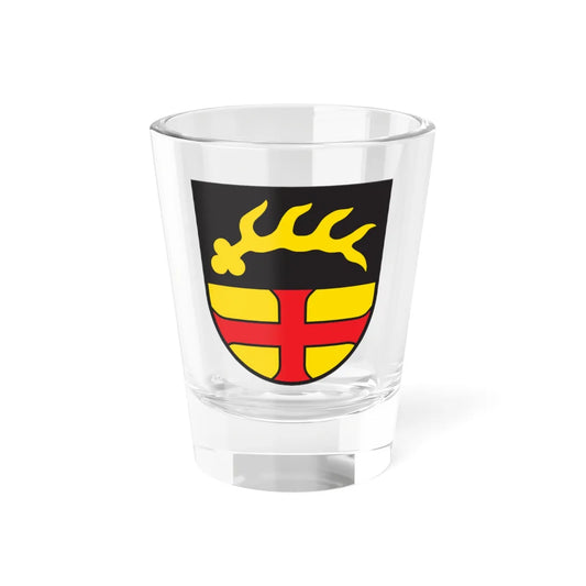 Wappen Betzenweiler (Germany) (Coat of Arms) Shot Glass 1.5oz 1.5oz - Go Mug Yourself