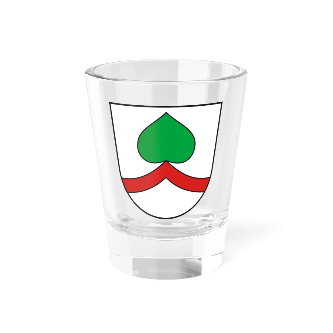 Wappen Beuren bei Salem (Germany) (Coat of Arms) Shot Glass 1.5oz 1.5oz - Go Mug Yourself