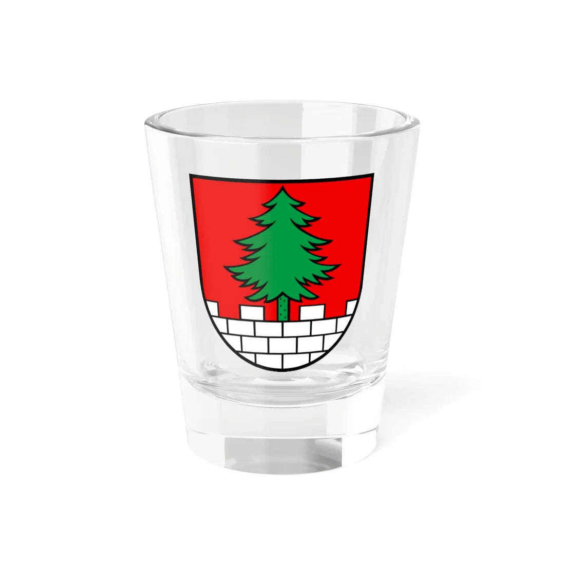 Wappen Bottenwil (Switzerland) (Coat of Arms) Shot Glass 1.5oz 1.5oz - Go Mug Yourself