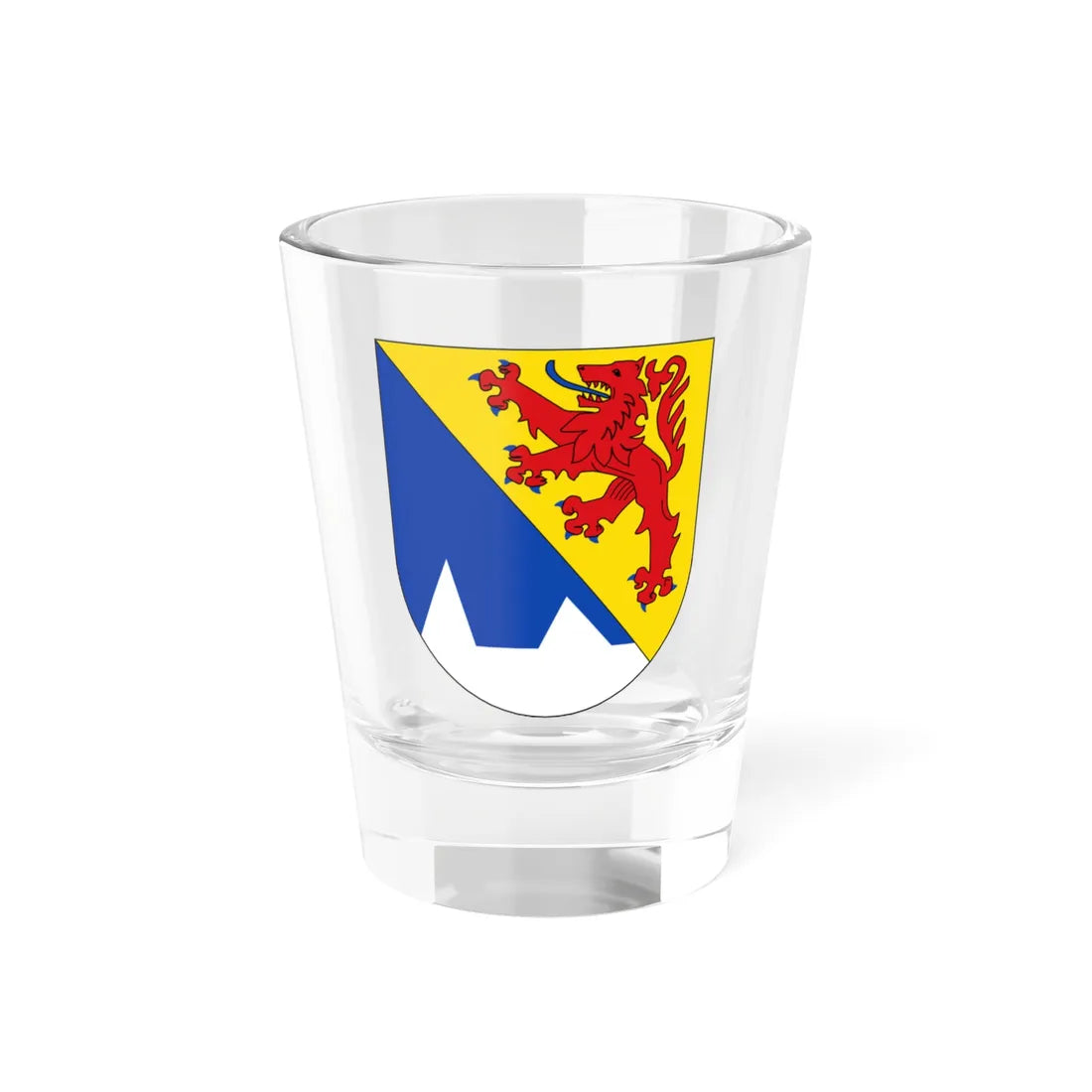 Wappen Breitenthal (Germany) (Coat of Arms) Shot Glass 1.5oz 1.5oz - Go Mug Yourself
