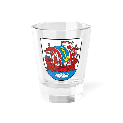 Wappen Bremerhaven (Germany) (Coat of Arms) Shot Glass 1.5oz 1.5oz - Go Mug Yourself