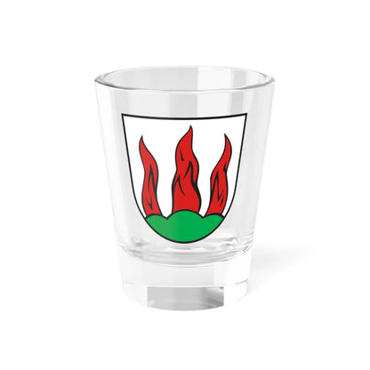 Wappen Brennberg (Germany) (Coat of Arms) Shot Glass 1.5oz 1.5oz - Go Mug Yourself
