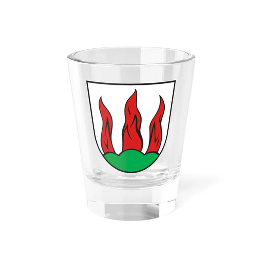 Wappen Brennberg (Germany) (Coat of Arms) Shot Glass 1.5oz 1.5oz - Go Mug Yourself